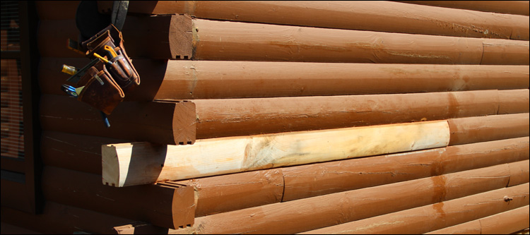 Log Home Damage Repair  Micro,  North Carolina