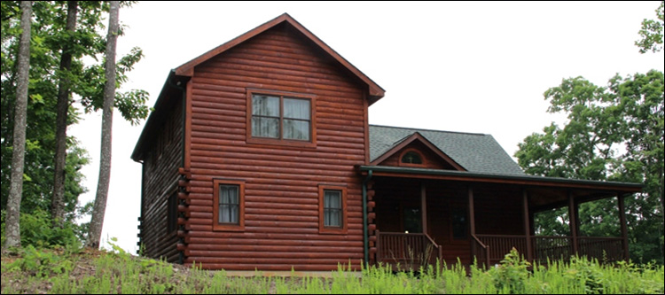 Professional Log Home Borate Application  Johnston County,  North Carolina